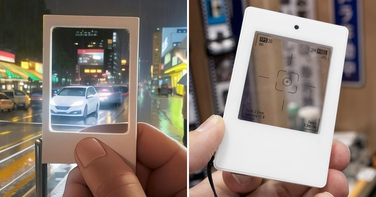 Escura’s  InstantSnap Toy Camera Looks Like an Instant Photo Print