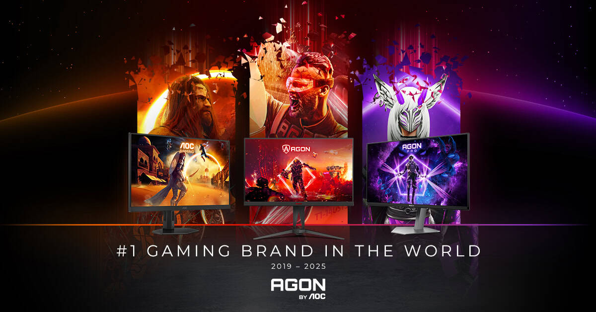 AGON by AOC retains position as world’s No.1 gaming monitor brand for sixth year in a row AGON by AOC retains position as world’s No.1 gaming monitor brand for sixth year in a row