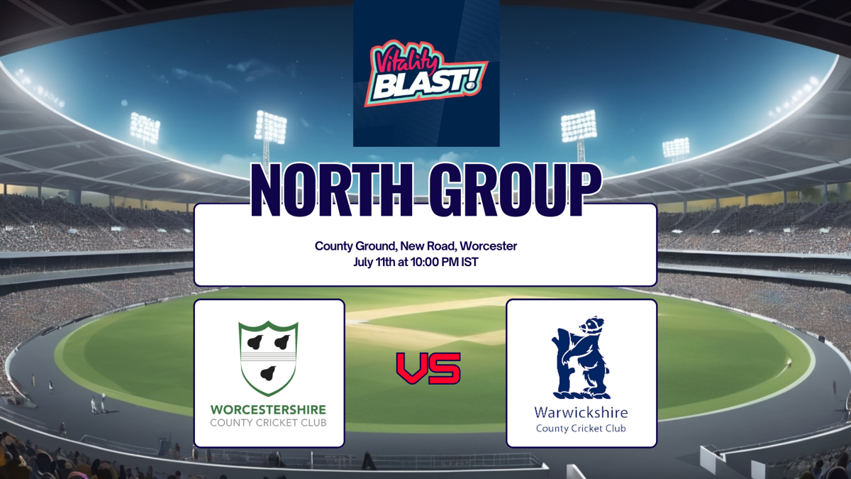 Check our Dream 11 Prediction, Fantasy Cricket Tips, Playing Team Picks for T20 Blast 2025, North Group on July 11th
